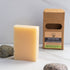 A solid bar of peppermint, lime & tea tree scented eco-friendly dish soap