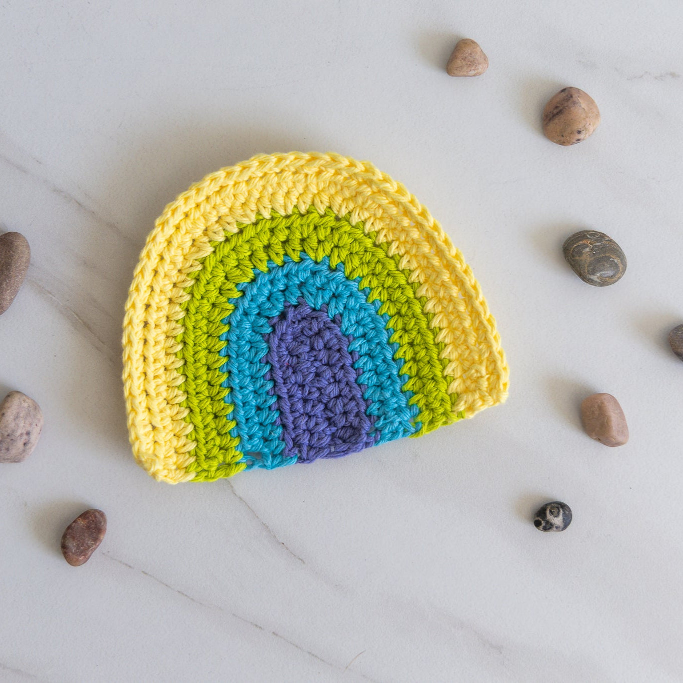 Handmade Pride Rainbow Coaster Set