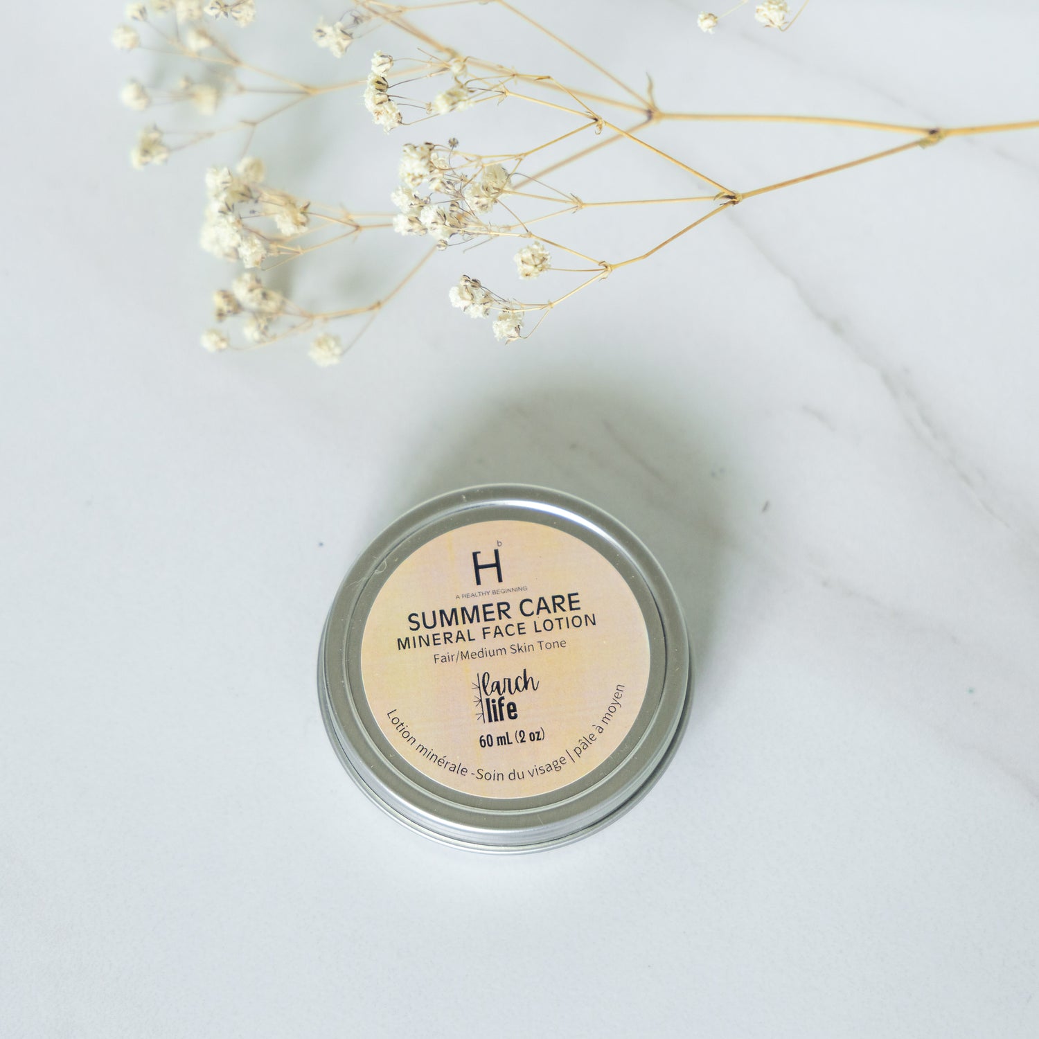 Organic Summer Care Mineral Face Lotion