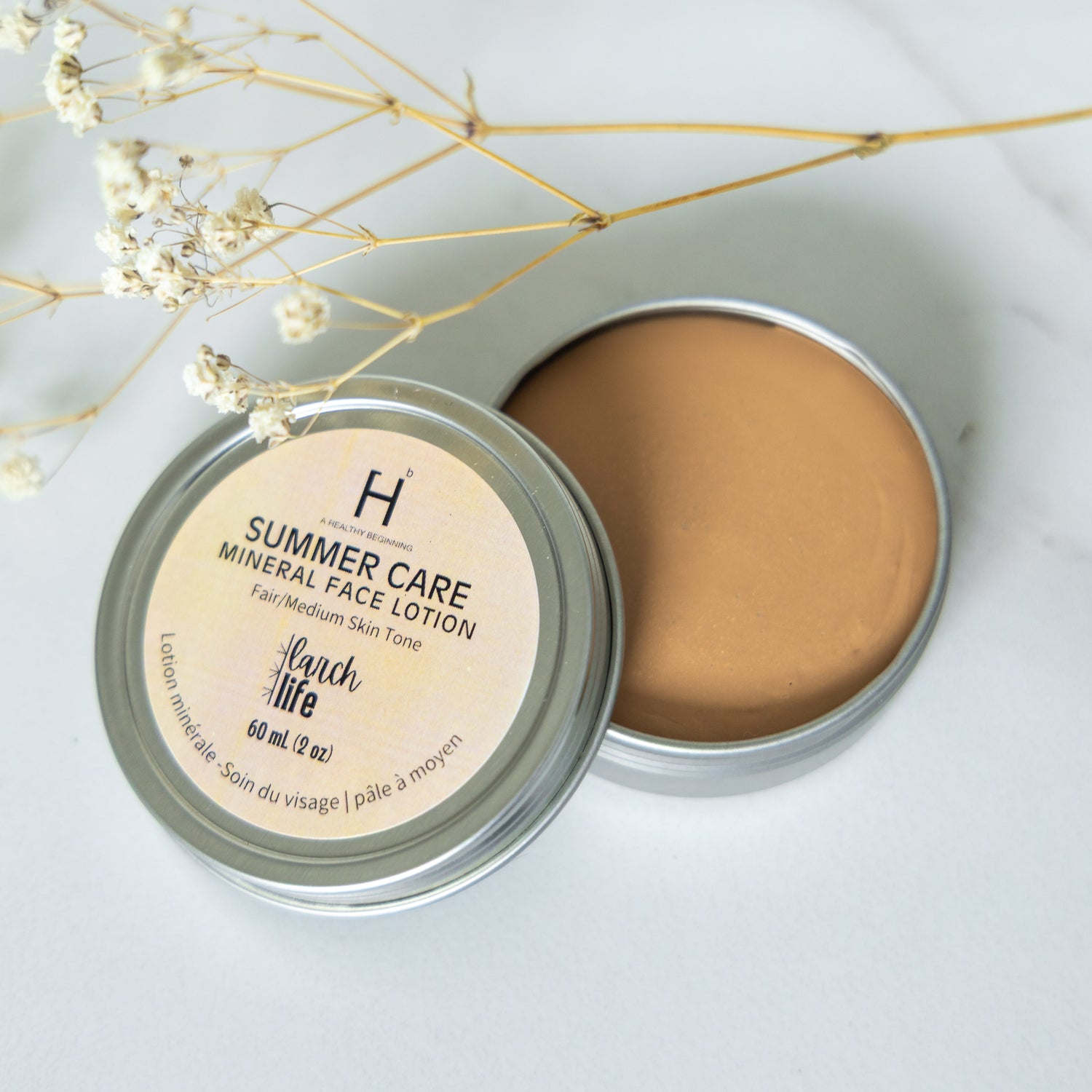 Organic Summer Care Mineral Face Lotion