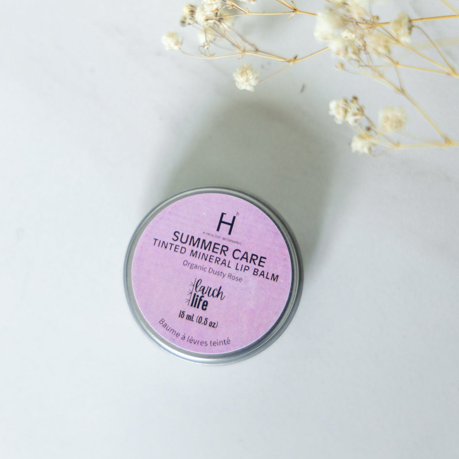 Organic Tinted Summer Care Mineral Lip Balm
