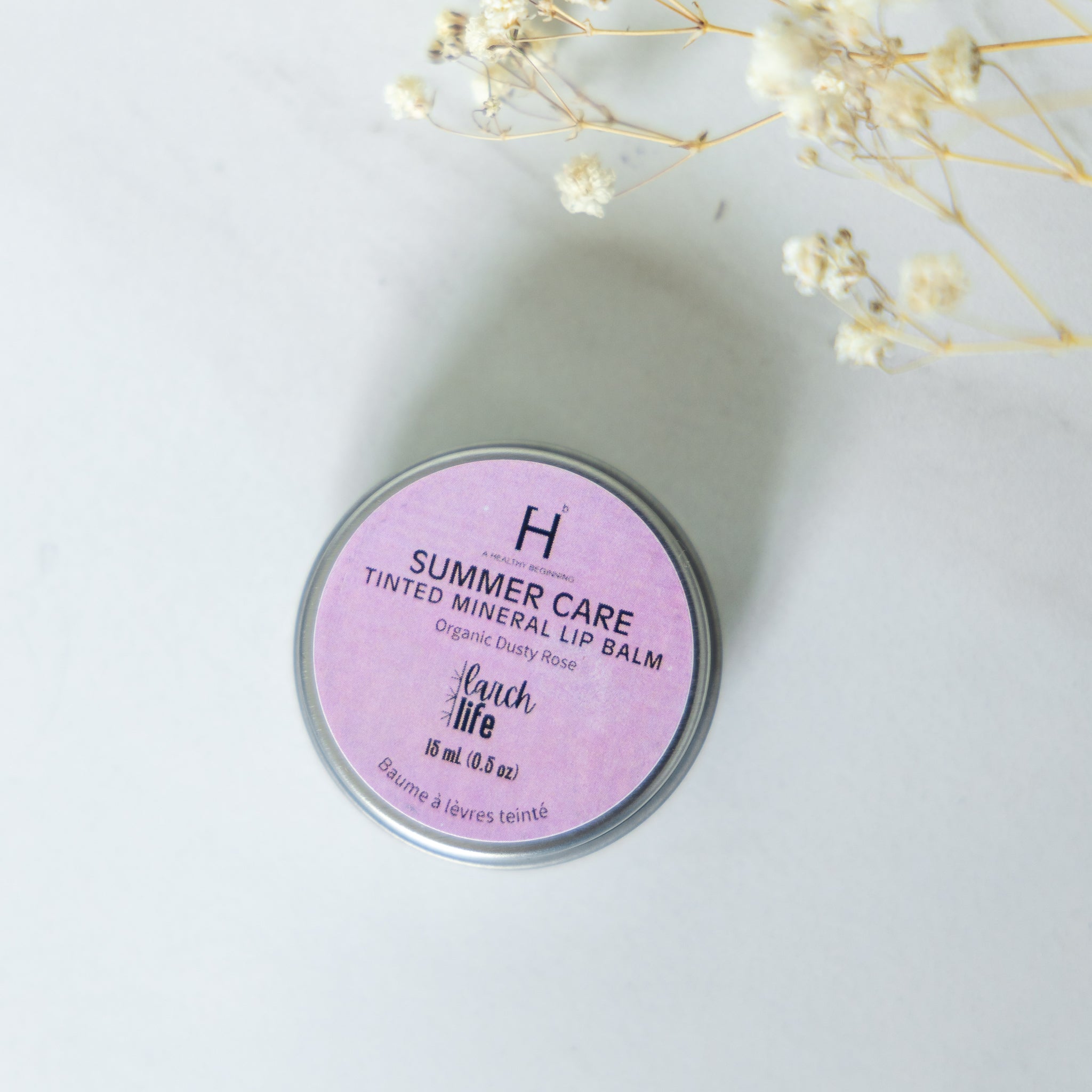 Organic Tinted Summer Care Mineral Lip Balm