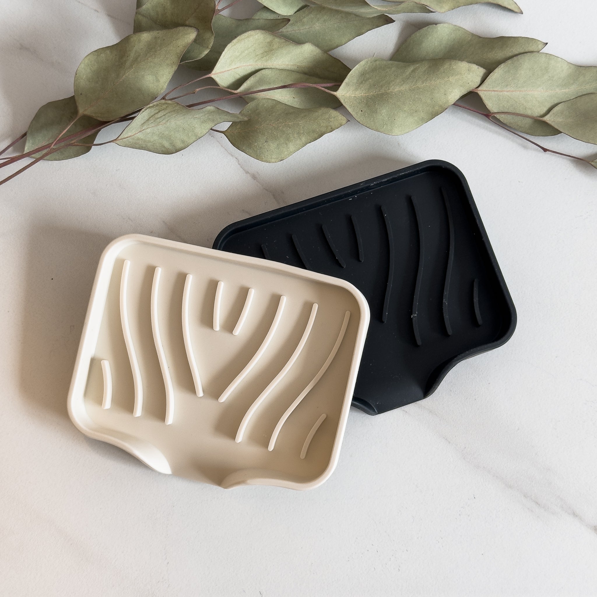 Silicone Self Draining Soap Dish