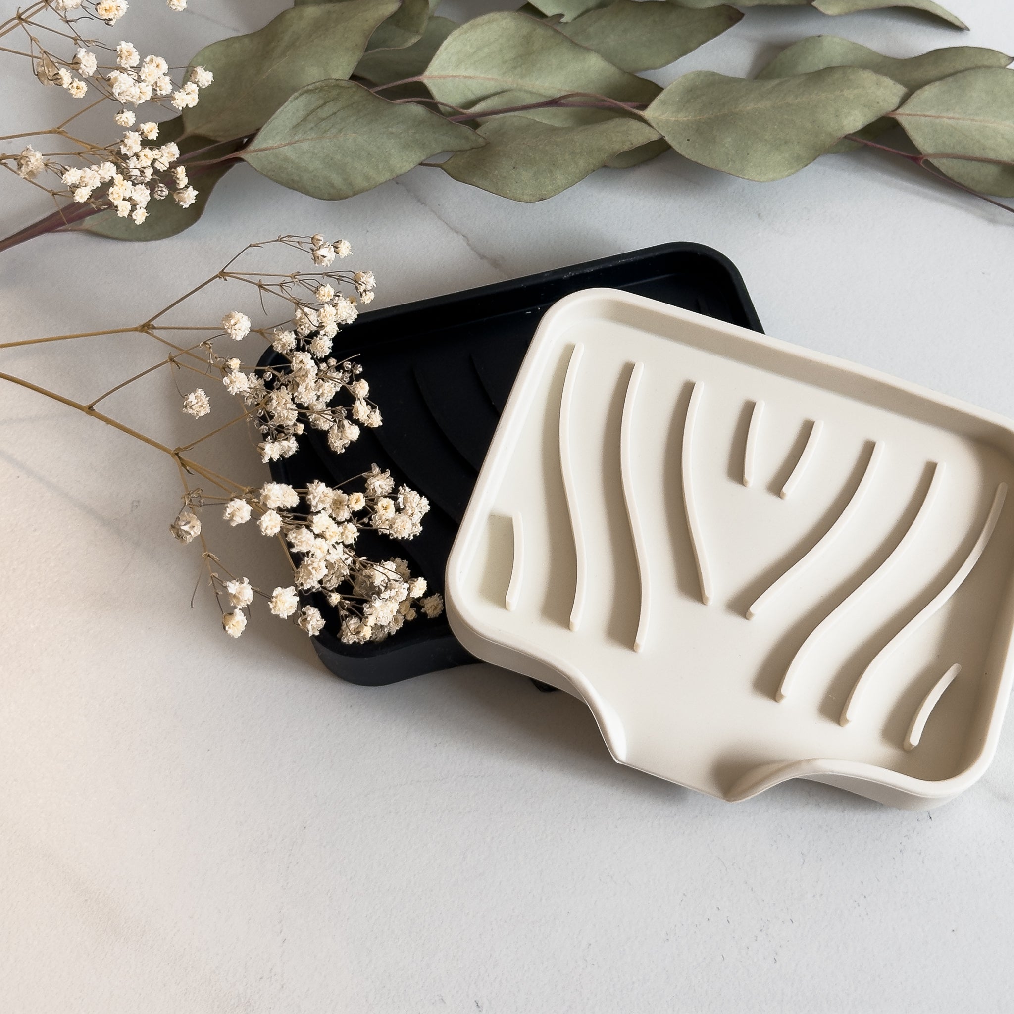 Silicone Self Draining Soap Dish