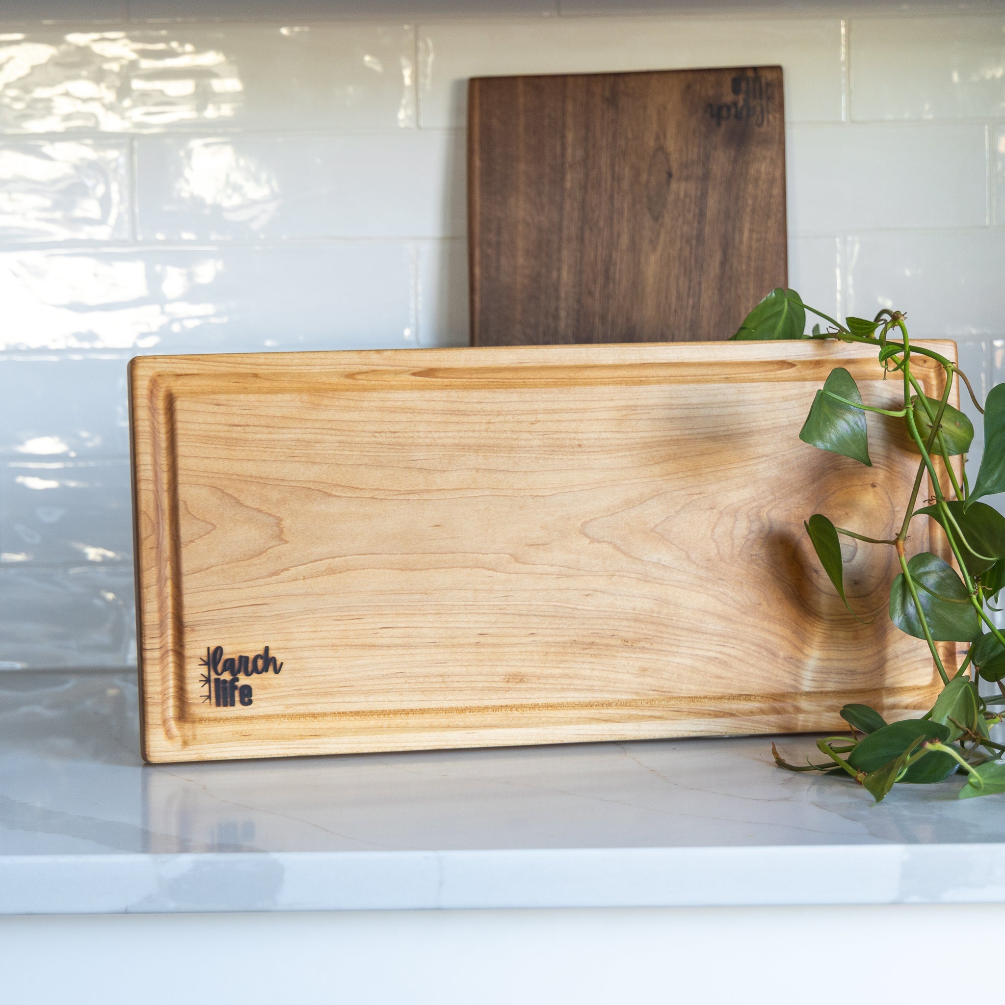 Maple Custom Cutting Board: Handle or Juice Groove