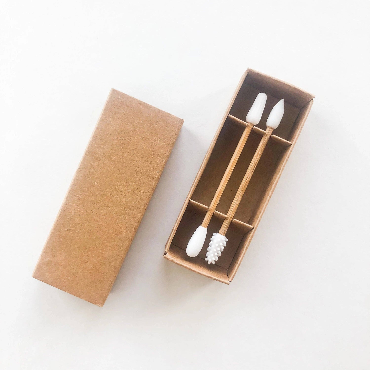 Reusable Bamboo Silicone Swabs