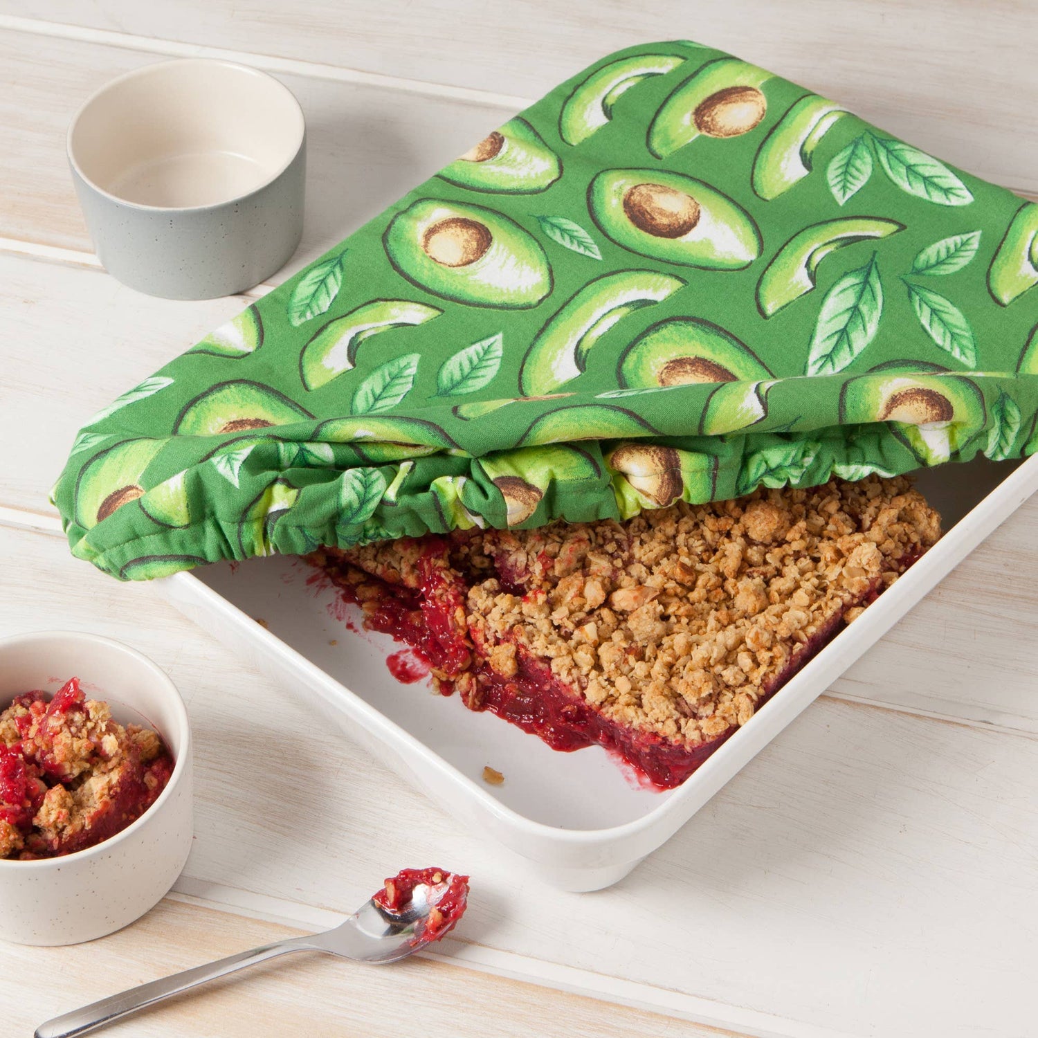Washable Avocado Baking Dish Cover