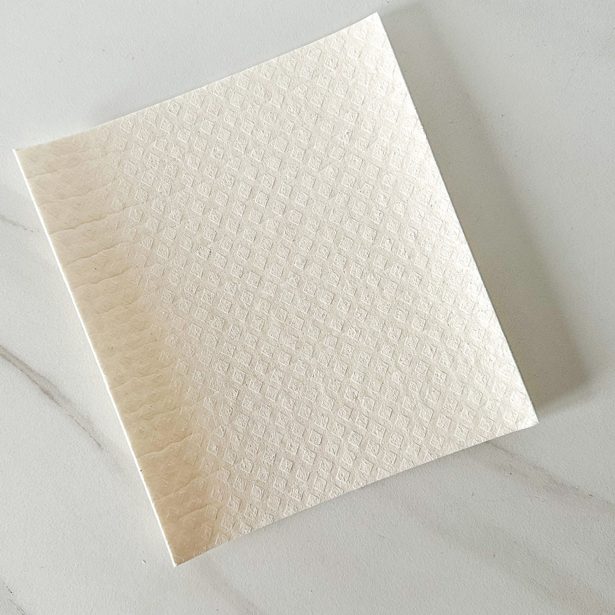 side 1 of natural swedish dish cloth