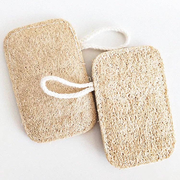 Natural Organic Loofah Sponge: 3 pack