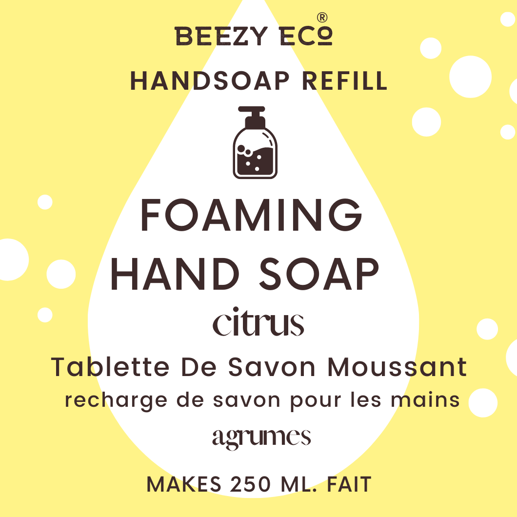 Plastic-Free Foaming Hand Soap Tablets