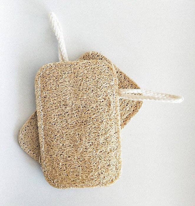 Natural Organic Loofah Sponge: 3 pack