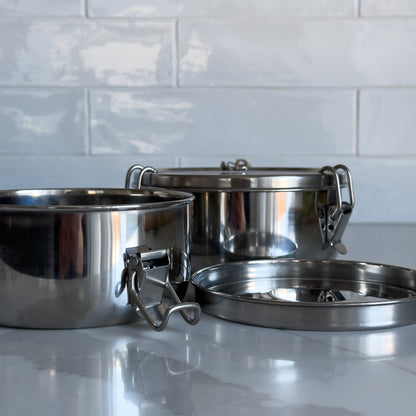 Stainless Steel Food Containers: 32oz and 48oz