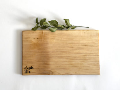 Solid Maple Non-Toxic Cutting Board: Discounted