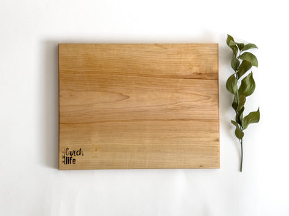 Solid Maple Non-Toxic Cutting Board: Discounted