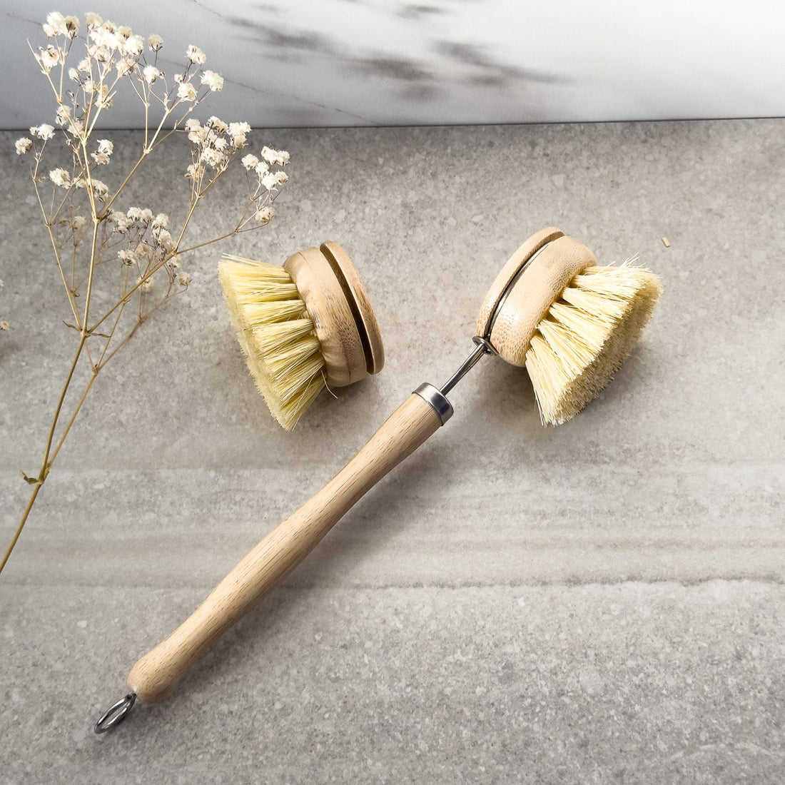 Eco-Friendly Bamboo Sisal Dish Brush