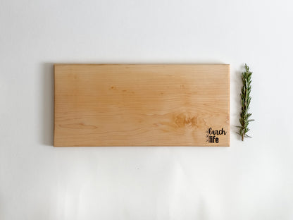 Solid Maple Non-Toxic Cutting Board: Discounted