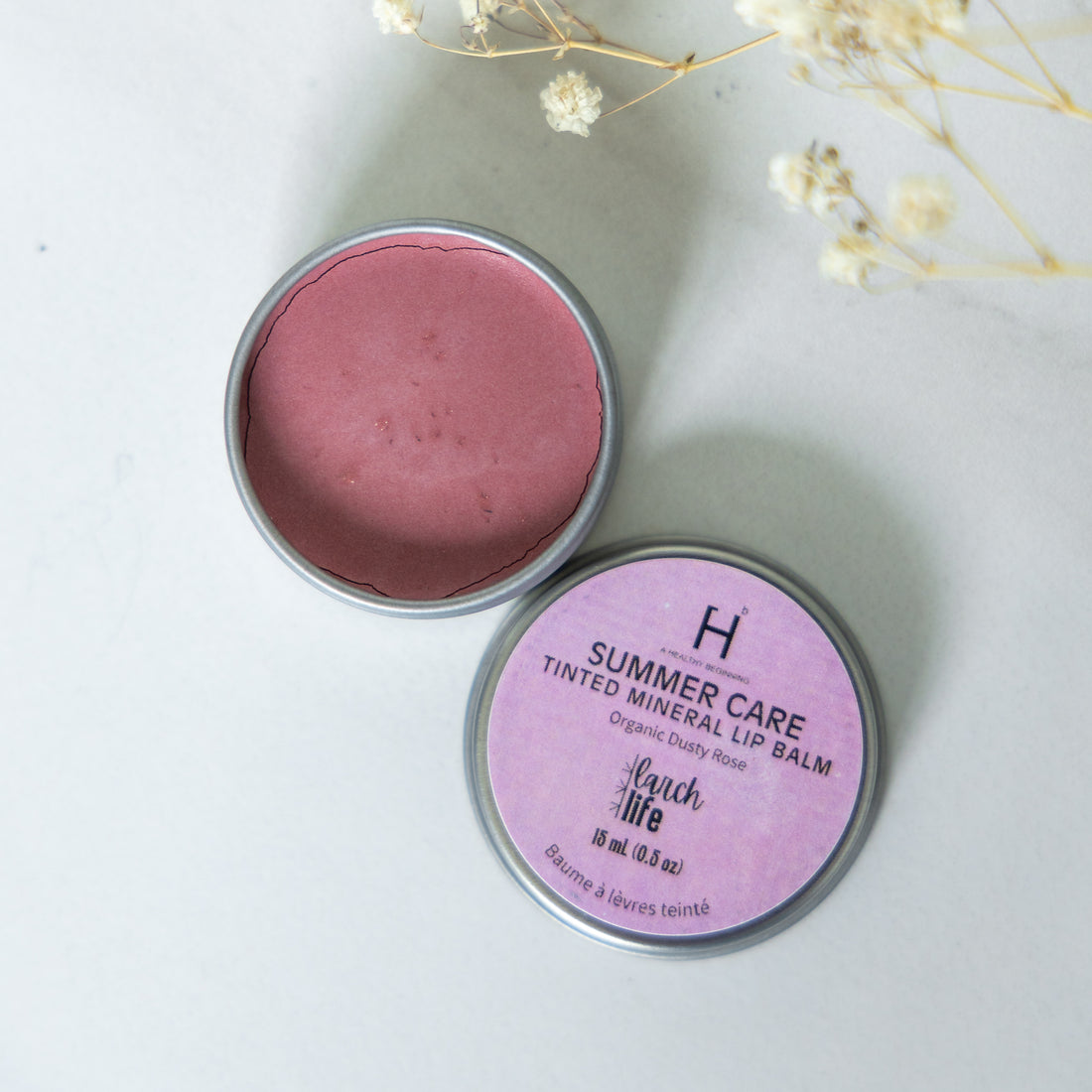 Organic Tinted Summer Care Mineral Lip Balm