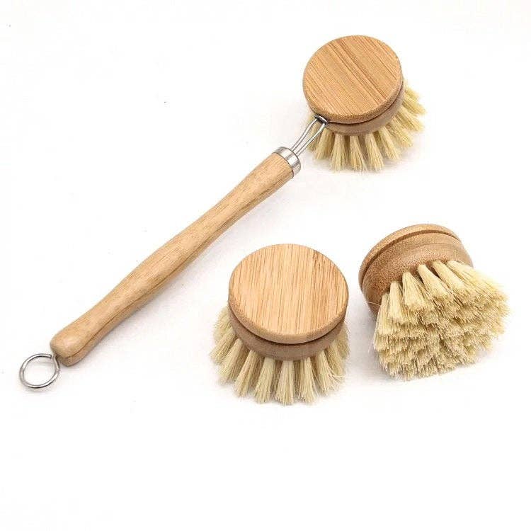 Eco-Friendly Bamboo Sisal Dish Brush