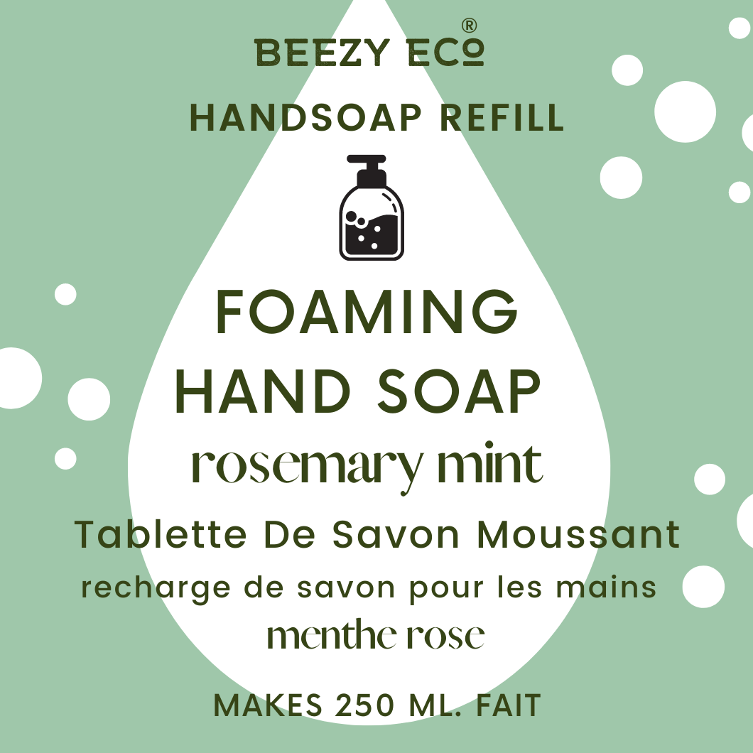 Plastic-Free Foaming Hand Soap Tablets