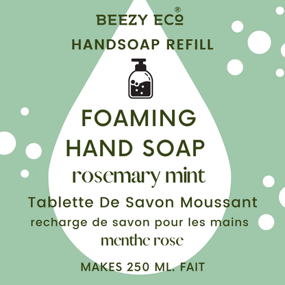 Plastic-Free Foaming Hand Soap Tablets