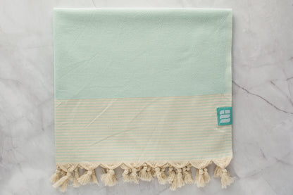 Aqua Turkish bath towel