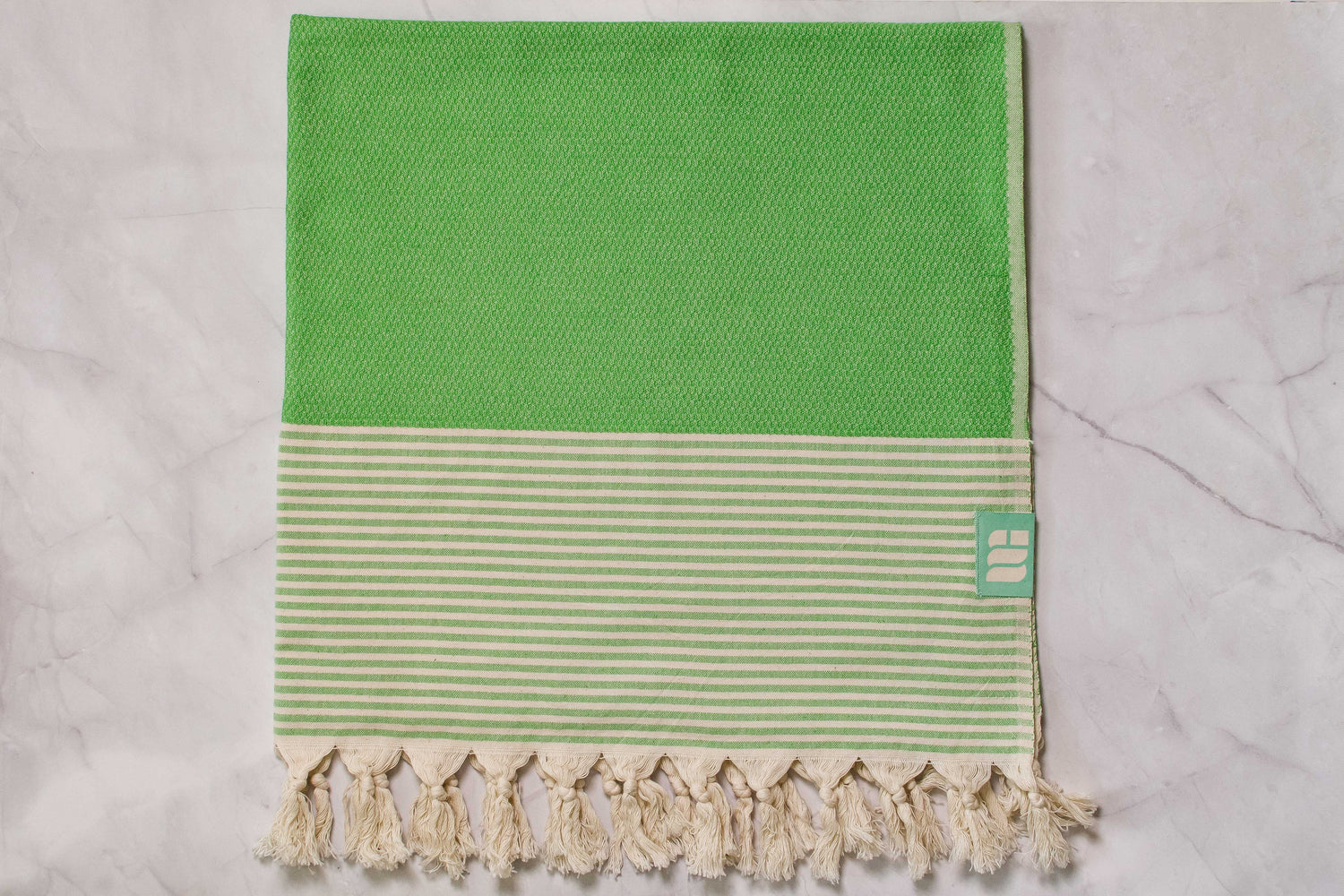 Grass green Turkish bath towel