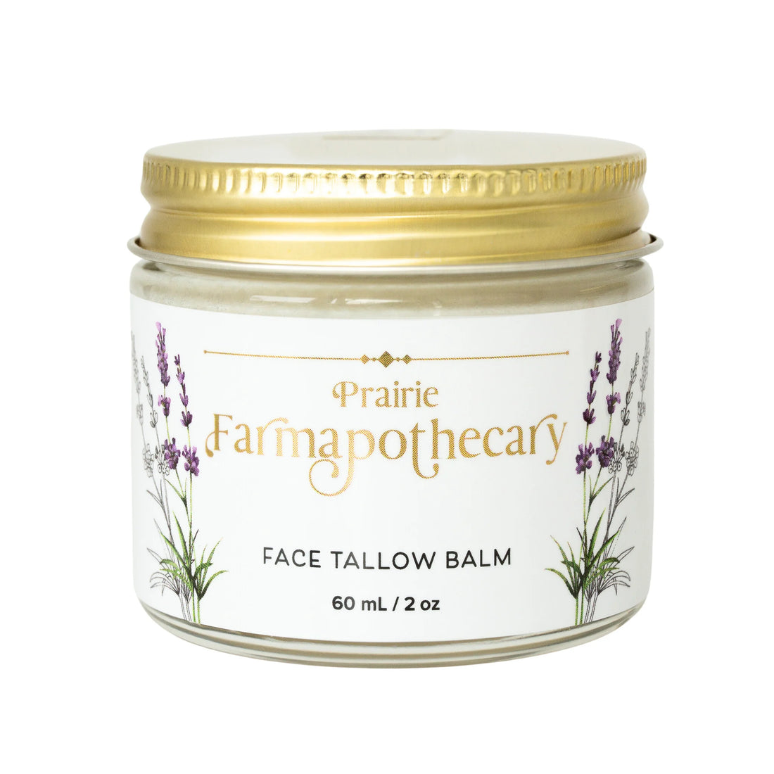 A jar of natural tallow face balm