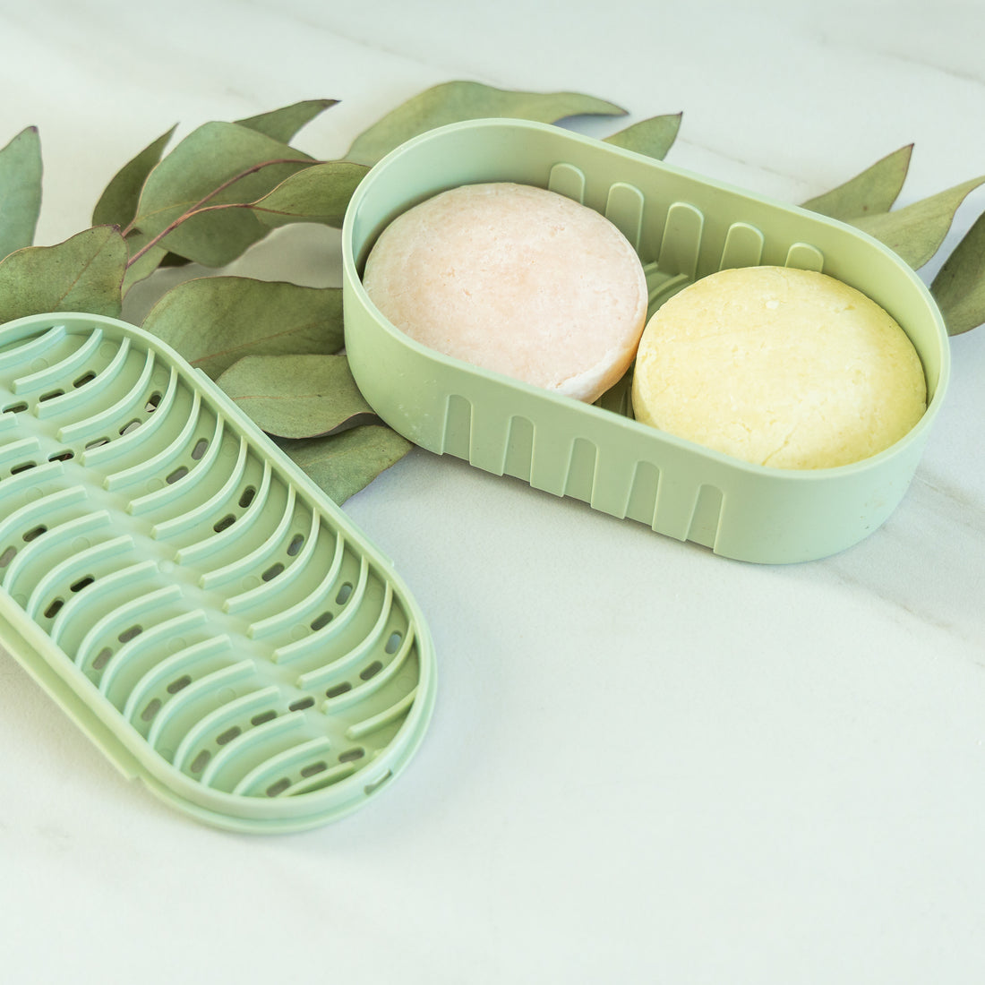 Travel Case and Soap Dish for Bar Shampoo
