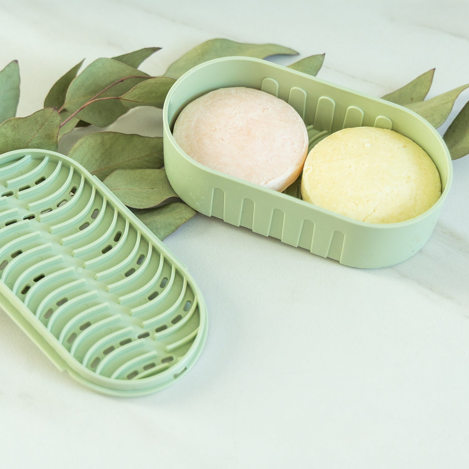 Travel Case and Soap Dish for Bar Shampoo