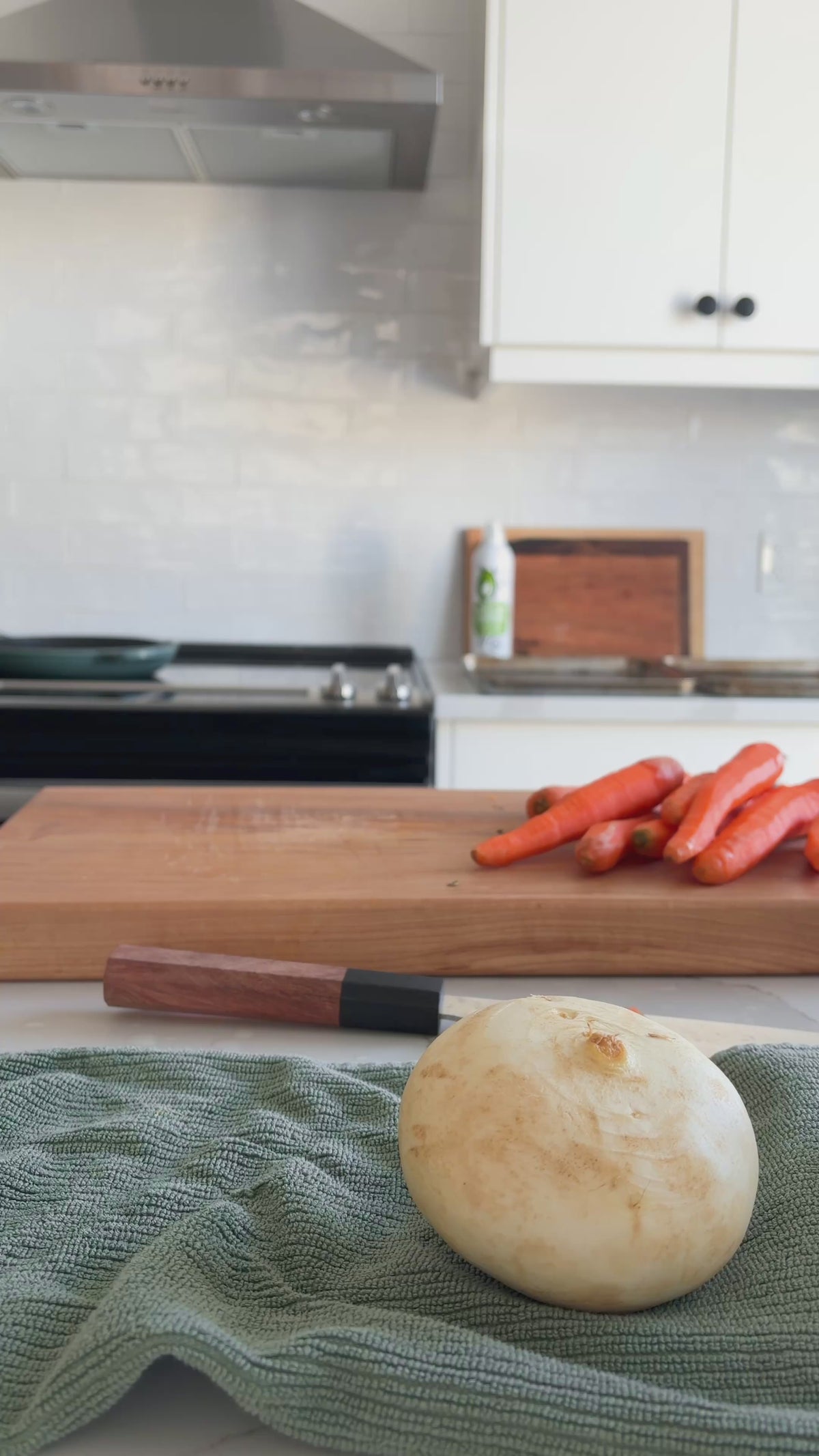 Extra Large Solid Slab Wood Cutting Board