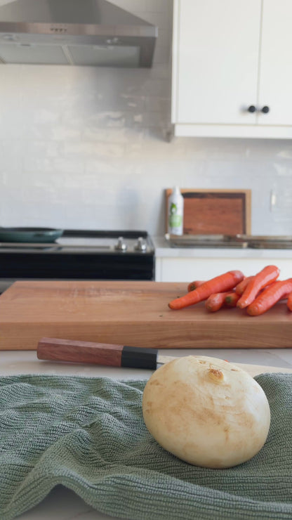 Extra Large Solid Slab Wood Cutting Board