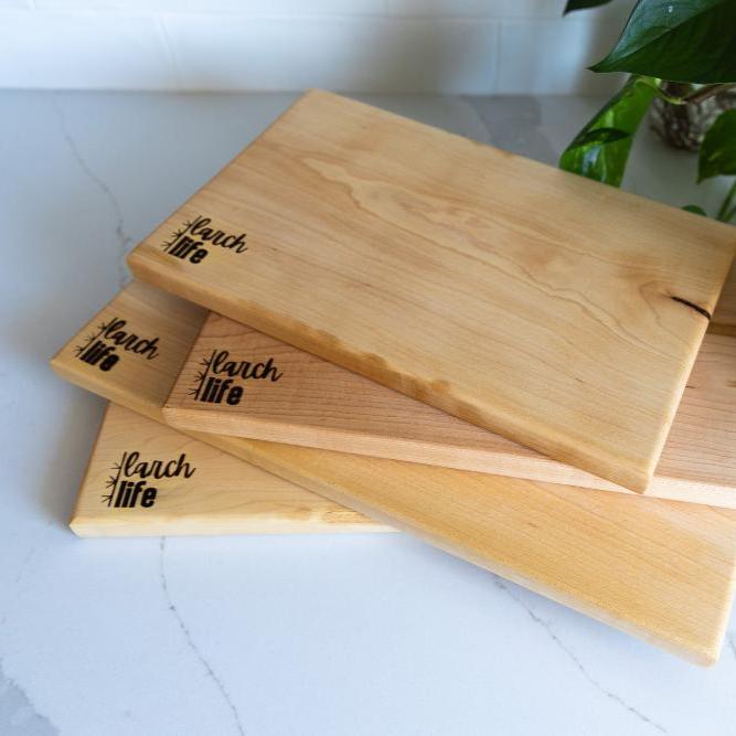 Solid maple wood cutting boards