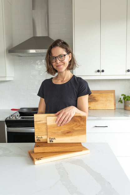 Sustainable Solid Maple Cutting Board