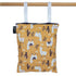 An extra large reusable multipurpose bag with llama-themed fabric