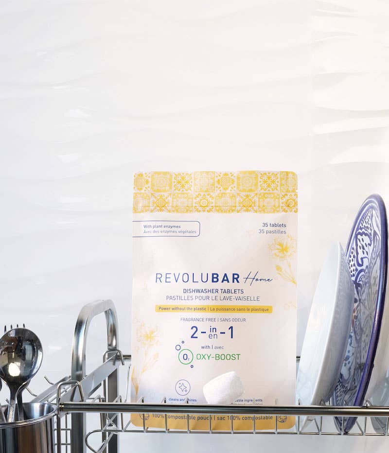Non toxic Plastic free Dishwasher Detergent Tablets PVA Free Larch Non toxic plastic free dishwasher detergent tablets pva free larch